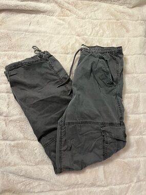 Garage Women's Charcoal Cargo Jogger Pants